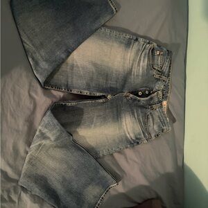 Ag Adriano Goldschmied Women's Blue Boot Cut Jeans